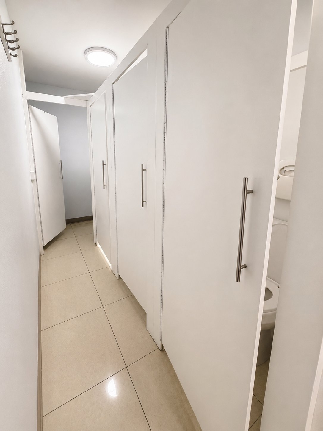 Restroom hallway